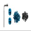 Funn Pedal Pins Studs for Black Magic Pedals (Blue) view 1