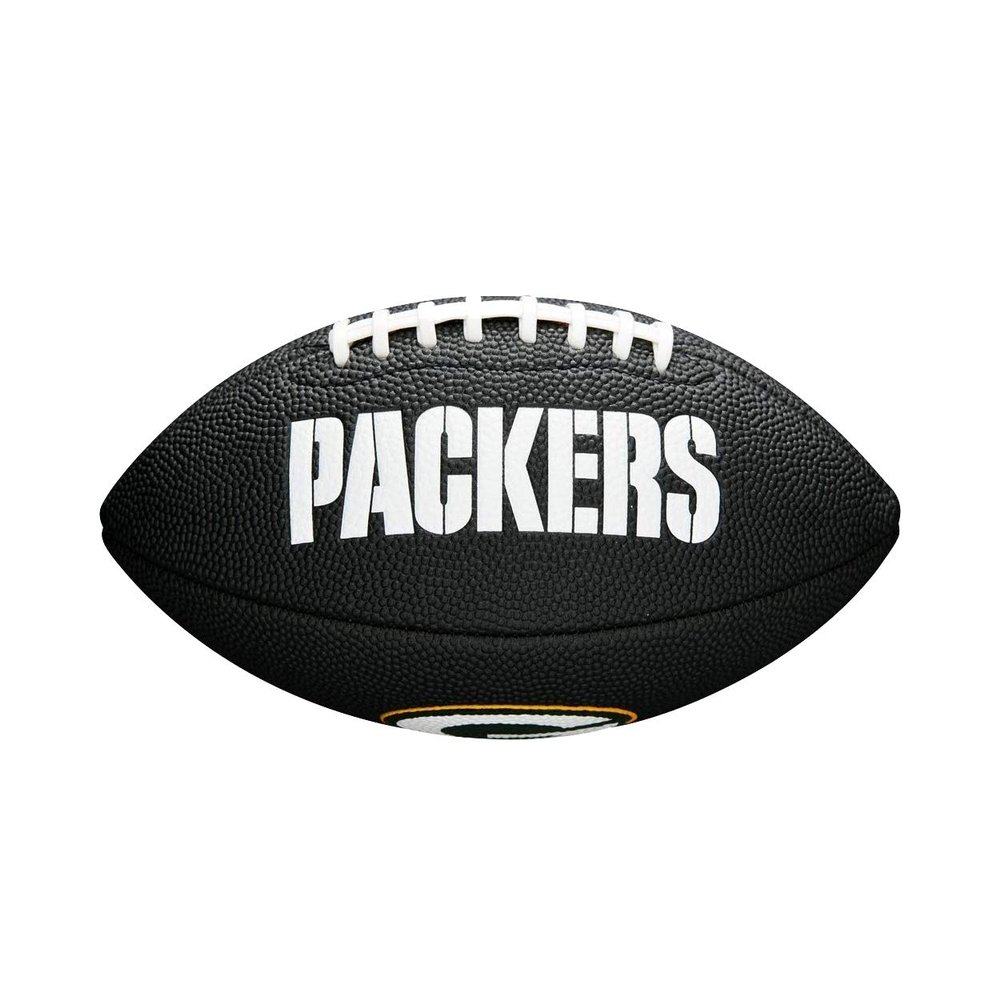 WILSON Sporting Goods NFL Green Bay Packers Team Logo Football , Black, Mini Size