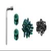 Funn Pedal Pins Studs for Black Magic Pedals (Green) view 1