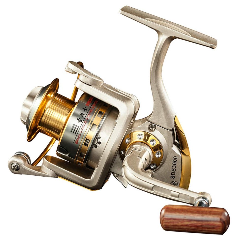 Diwa Spinning Fishing Reels for Saltwater Freshwater 1000 2000 3000 4000 5000 6000 Series Fishing Spool Left/Right Interchangeable Trout Carp Spinning Reel 10 Ball Bearings Light and Smooth (5000)