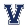 Applicable Pun Varsity Letter V - Vinyl Decal for Outdoor Use on Cars, ATV, Boats, Windows and More - Dark Blue (Navy) 3 Inches Tall view 1