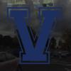 Applicable Pun Varsity Letter V - Vinyl Decal for Outdoor Use on Cars, ATV, Boats, Windows and More - Dark Blue (Navy) 3 Inches Tall view 2