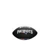 WILSON Sporting Goods NFL New England Patriots Team Logo Football , Black, Mini Size view 1
