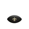 WILSON Sporting Goods NFL New Orleans Saints Team Logo Football , Black, Mini Size view 3