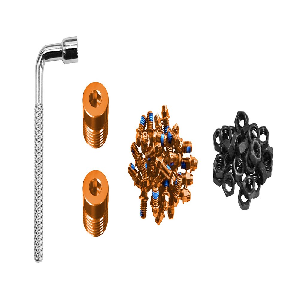 Funn Pedal Pins Studs for Black Magic Pedals (Orange)