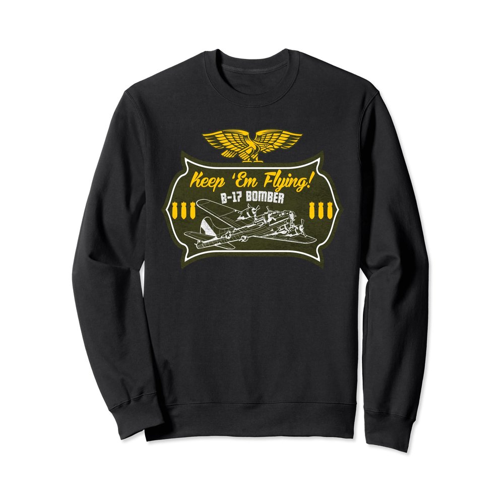 B-17 Bomber WW2 Plane Aviation Airplane Sweatshirt Gift