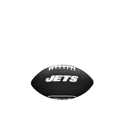 WILSON Sporting Goods NFL New York Jets Team Logo Football , Black, Mini Size