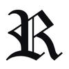 Applicable Pun Old English Letter R - Vinyl Decal for Outdoor Use on Cars, ATV, Boats, Windows and More - Black 3 Inches Tall view 1