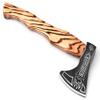 Bend D- Custom Handmade Stainless Steel Hatchet Viking Axe, Art - Ash Solid Wood Handle view 2