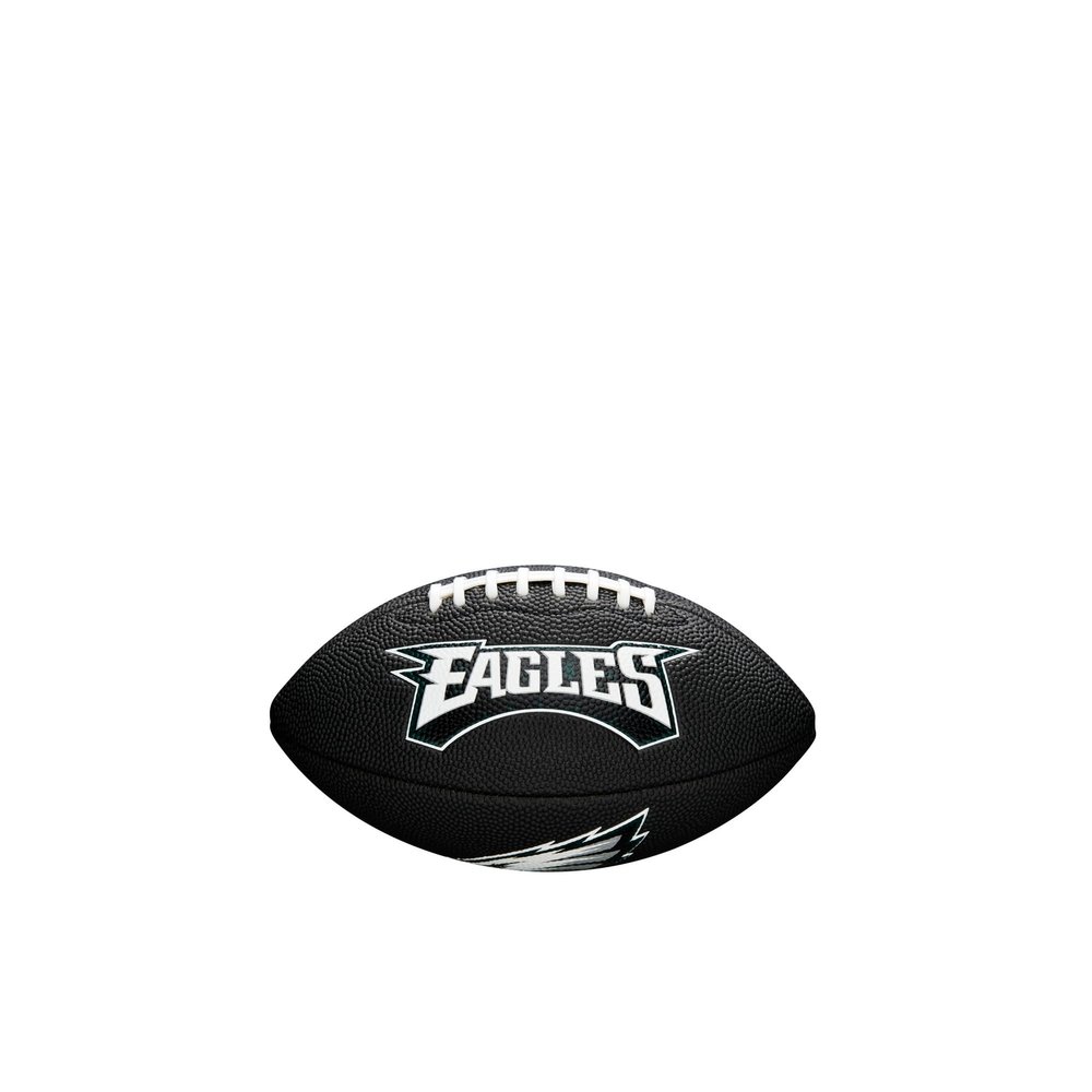 WILSON Sporting Goods NFL Philadelphia Eagles Team Logo Football , Black, Mini Size