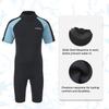 Aunua Kids Wetsuit for Youth Boys Girls, 3mm Shorty Wetsuit for Swimming, Surfing(7036 BlackBlue 8) view 3