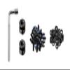 Funn Pedal Pins Studs for Black Magic Pedals (Black) view 1