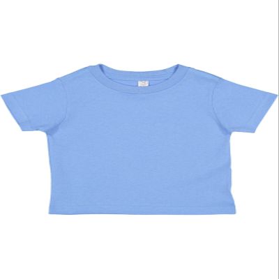 RABBIT SKINS Soft Cotton Toddler T-Shirt Boys Girls | Little Kids Tee| Blank Child Tshirt, Carolina Blue, 7T