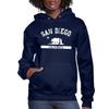 Spreadshirt San Diego California State Women's Hoodie, S, navy view 1