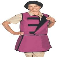 Colortrieve Men's X-Ray Vest & Skirt - Lightweight Lead, Large, Front and Back Protection, Hook & Loop Closure, Many Color Options, USA Made