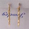 GRACE JUN Handmade Multi-layer Leaf Clip on Earrings for Women Cuff Earings Luxury Jewelry (711 Gold clip-on) view 4