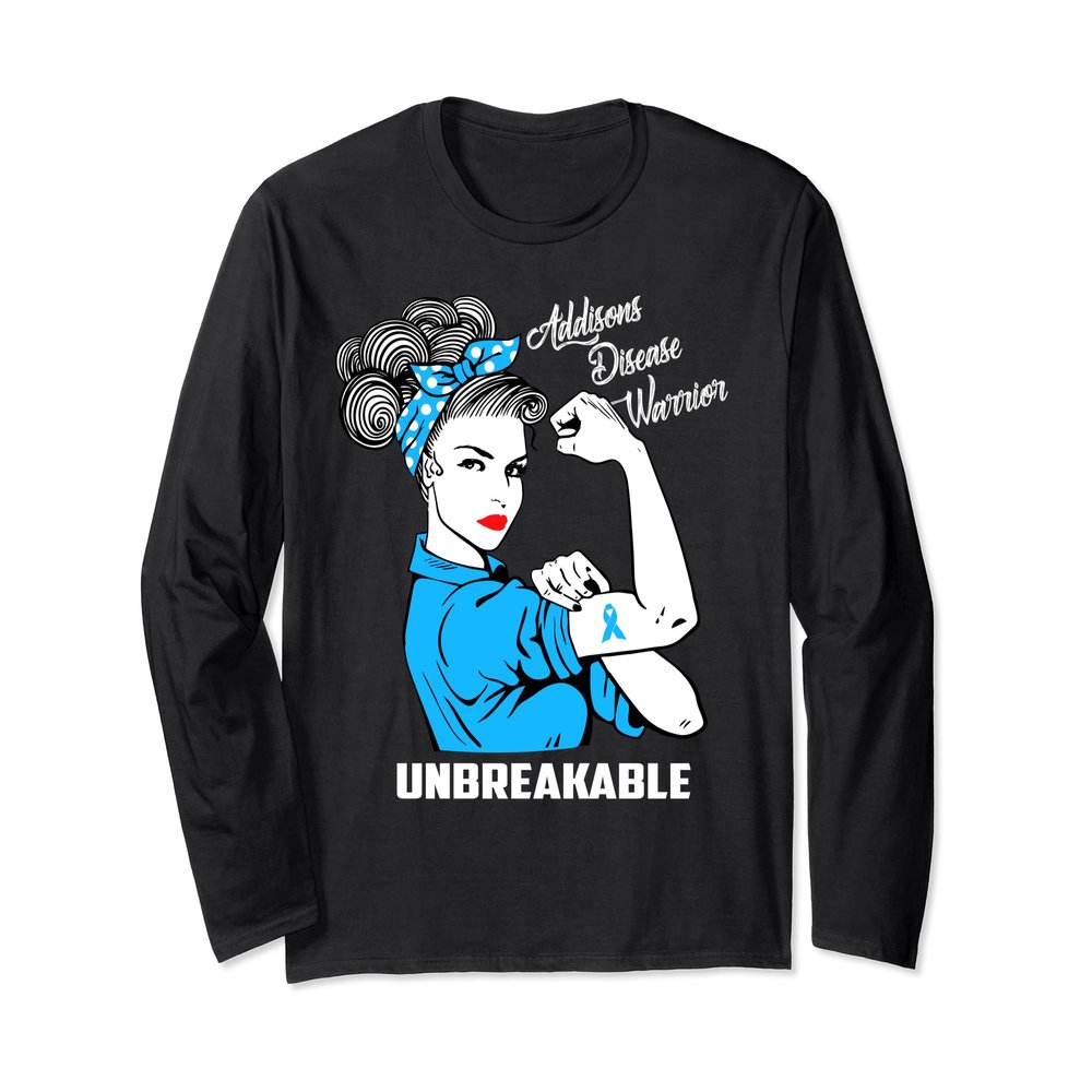 Addisons Disease Warrior Unbreakable - Awareness Shirt