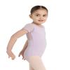 Capezio Girls Puff Sleeve Keyhole Back - Leotard, Lavender, 2T US view 3