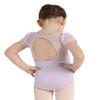 Capezio Girls Puff Sleeve Keyhole Back - Leotard, Lavender, 2T US view 4
