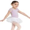 Capezio Big Girl's Glitter Tutu Skirt, White, Large view 2