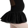 Capezio Little Girl's Glitter Tutu Skirt, Black, Intermediate view 2