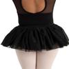 Capezio Little Girl's Glitter Tutu Skirt, Black, Intermediate view 3