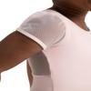 Capezio Little Girl's Puff Sleeve Keyhole Back Leotard Pants, Pink, Small view 4