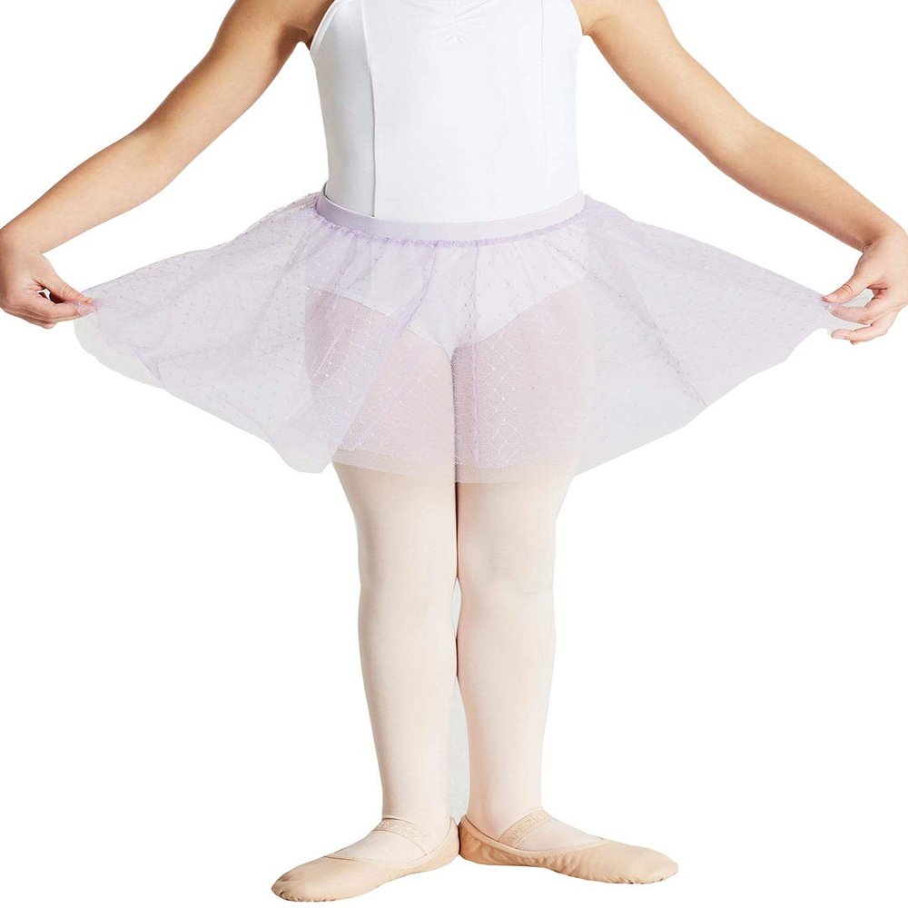 Capezio Toddler Girl's Double Layer Pull On Skirt Skirt, Lavender, Toddler