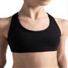 Capezio Racerback Bra Top - Girls, Black, Large view 1