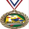 Crown Awards Cornhole Medals - 2.75" Gold Cornhole Medal Perfect for Field Games, Field Day, Family Reunions, BBQ, Tailgating 100 Pack view 1