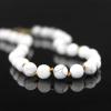 POMINA Semi Precious Stone Beaded Short Choker Necklace for Women Natural Gemstone Beaded Choker Necklace for Teen (howlite) view 3