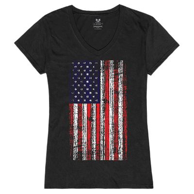 Rapiddominance Graphic V-Necks Tank, Large, Black