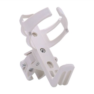 Bottle Holder Outdoor Mountain Water Bottle Holder Cage Cup Rack Cycling Quick Release Handlebar Component Support(White)