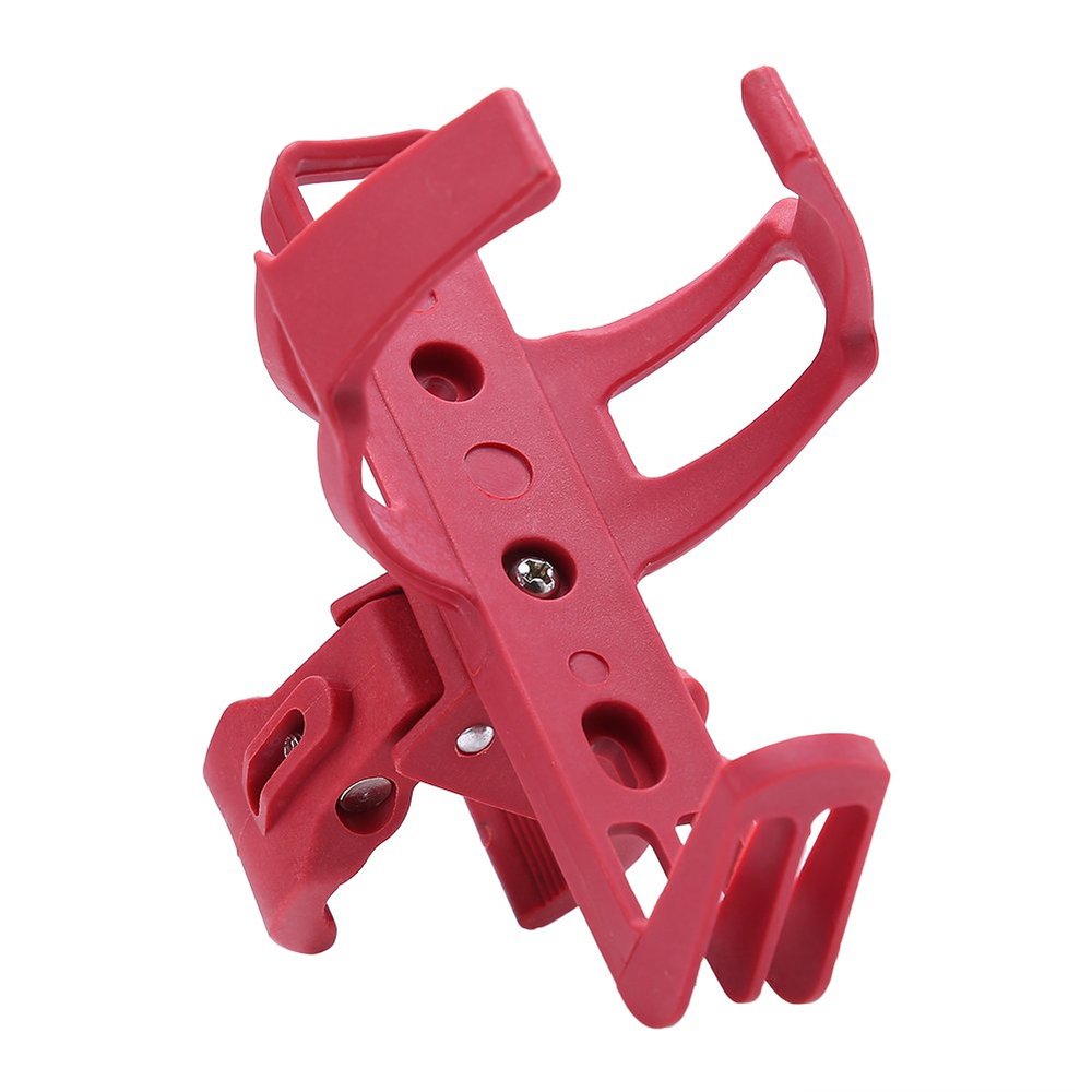 Bottle Holder Outdoor Mountain Water Bottle Holder Cage Cup Rack Cycling Quick Release Handlebar Component Support(Red)