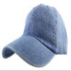 elpishop Plain Denim Adjustable Baseball Caps Jean Dad Hats Wholesale lot 6-12pcs (Light Blue, 6 Pcs) view 1