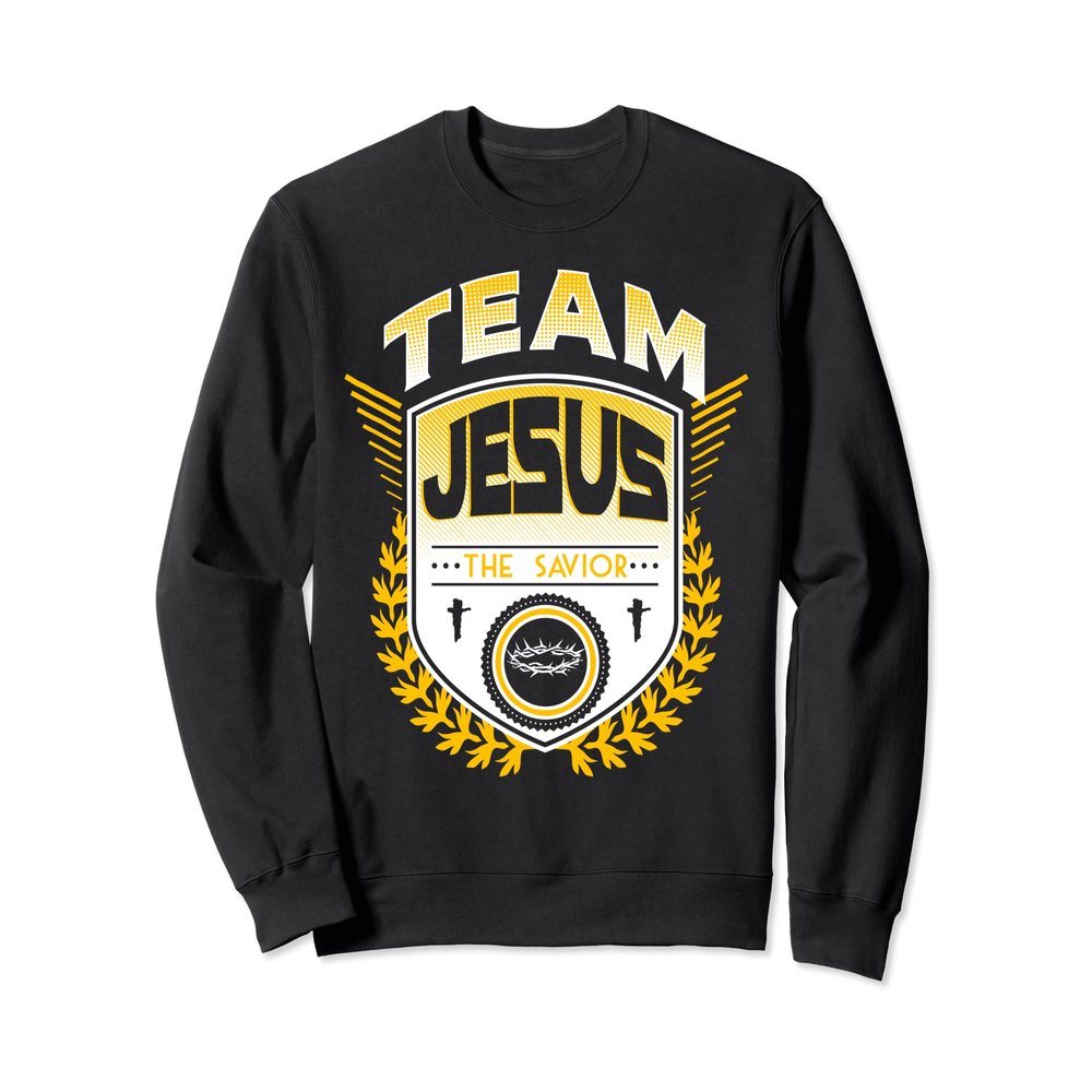 Christian Sweatshirt Team Jesus