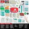 General Medi 2-in-1 First Aid Kit (215 Piece Set) + 43 Piece Mini First Aid Kit -Includes Ice(Cold) Pack, Moleskin Pad and Emergency Blanket for Travel, Home, Office, Car, Workplace view 2