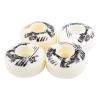 Alomejor 4 Pcs/se Skateboard Wheels Outdoor 52mm x 30mm PU Cruiser Longboard Skateboard Replacement Wheel Set(White) view 3
