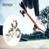 Alomejor 4 Pcs/se Skateboard Wheels Outdoor 52mm x 30mm PU Cruiser Longboard Skateboard Replacement Wheel Set(White) view 4