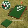 SPRAWL Golf Cornhole Set Exciting Chipping Game Chip Shot Game with 2 Target Boards 8 Golf Balls for Tailgate Beach Backyard Man Cave view 3