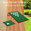 SPRAWL Golf Cornhole Set Exciting Chipping Game Chip Shot Game with 2 Target Boards 8 Golf Balls for Tailgate Beach Backyard Man Cave view 4
