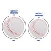 TaktZeit Foam Baseball for Autonomous Training Soft Baseballs for Beginners or Experts Wiffle Balls for Indoor or Outdoor Practice 6Pcs view 2