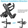 Bottle Holder Outdoor Mountain Water Bottle Holder Cage Cup Rack Cycling Quick Release Handlebar Component Support(Black) view 4