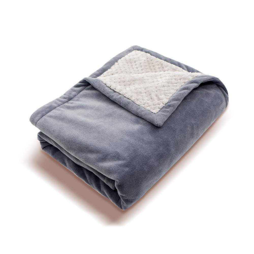 PerfectPrime HP0810, Soft Fleece Portable QC2.0/3.0 USB Power Heating Throw, Shoulder Blanket, Temperature Setting Controller for Winter Traveling, Camping, Hiking or Wheelchair