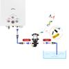 CAMPLUX 12V Water Pump Kit, 1.6 GPM 65 PSI High Pressure Pump for Caravan RV Boat Gas Hot Water System view 3