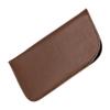 2 Pack Slip In Eyeglass Case Soft Faux Leather Fits Small to Medium Glasses, Men view 2