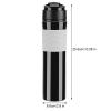 Dioche Bottle, 350ml Portable Tea Coffee Maker Drinking Water Cup Mug for Travelling(Black) view 2
