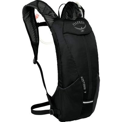 Osprey Katari 7L Men's Biking Backpack with Hydraulics Reservoir, Black