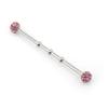 14G Ferido Ball Industrial Barbell Piercing Jewelry view 2