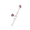 14G Ferido Ball Industrial Barbell Piercing Jewelry view 3